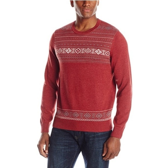 John Henry Other - NWT Men's Fair Isle Holiday Crew-Neck Sweater John Henry Other - NWT Men's Fair Isle Holiday Crew-Neck Sweater